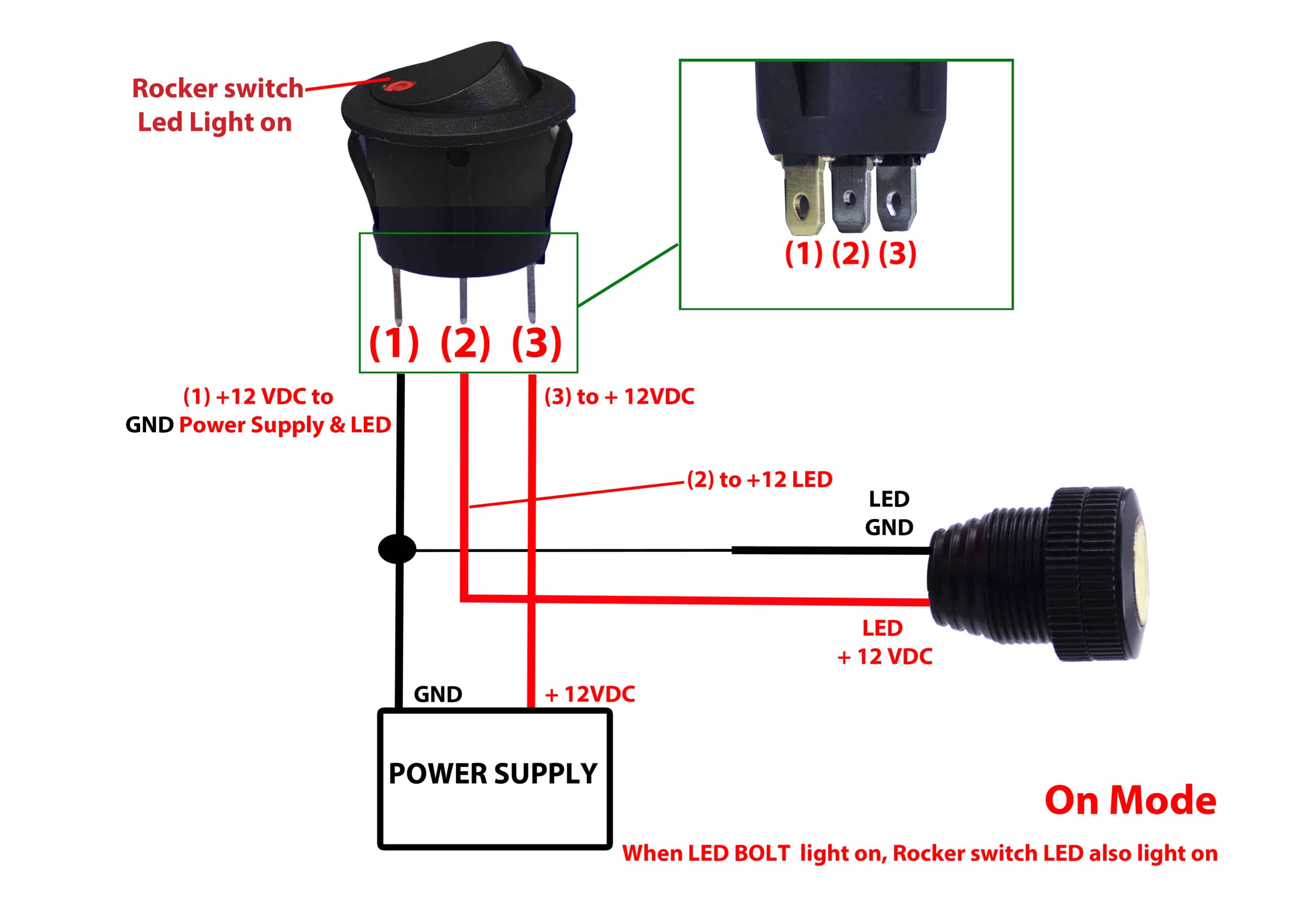 12v Lighted Toggle Switch Wiring